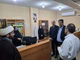 حضور مدیرکل بنیاد شهید خوزستان و نماینده ولی‌فقیه در بنیاد استان در اداره منطقه ۲ اهواز