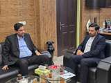 فرماندار شوش با مدیرکل بنیاد شهید و امور ایثارگران خوزستان دیدار و گفتگو کرد