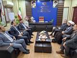 بررسی مسائل اشتغال، مسکن و ترویج فرهنگ ایثار و شهادت در دیدار مدیرکل بنیاد شهید خوزستان با فرماندار آبادان