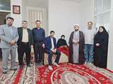 دیدار مدیرکل بنیاد شهید خوزستان با خانواده شهیدان کنانی در سالروز آزادسازی سوسنگرد