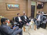 دیدار مدیرکل غله و خدمات بازرگانی خوزستان با سرپرست بنیاد شهید و امور ایثارگران استان