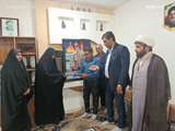 سفر مدیرکل بنیاد شهید خوزستان به شهرستان هندیجان و دیدار با خانواده شهید بحرکانی